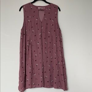 Purple Floral Sun Dress